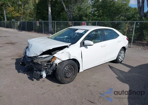 2016 Toyota Corolla Le из США, поврежденный, VIN 2T1BURHE4GC738062